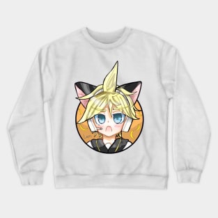 Len Kagamine Vocaloid; by Kībo-Kībo Crewneck Sweatshirt